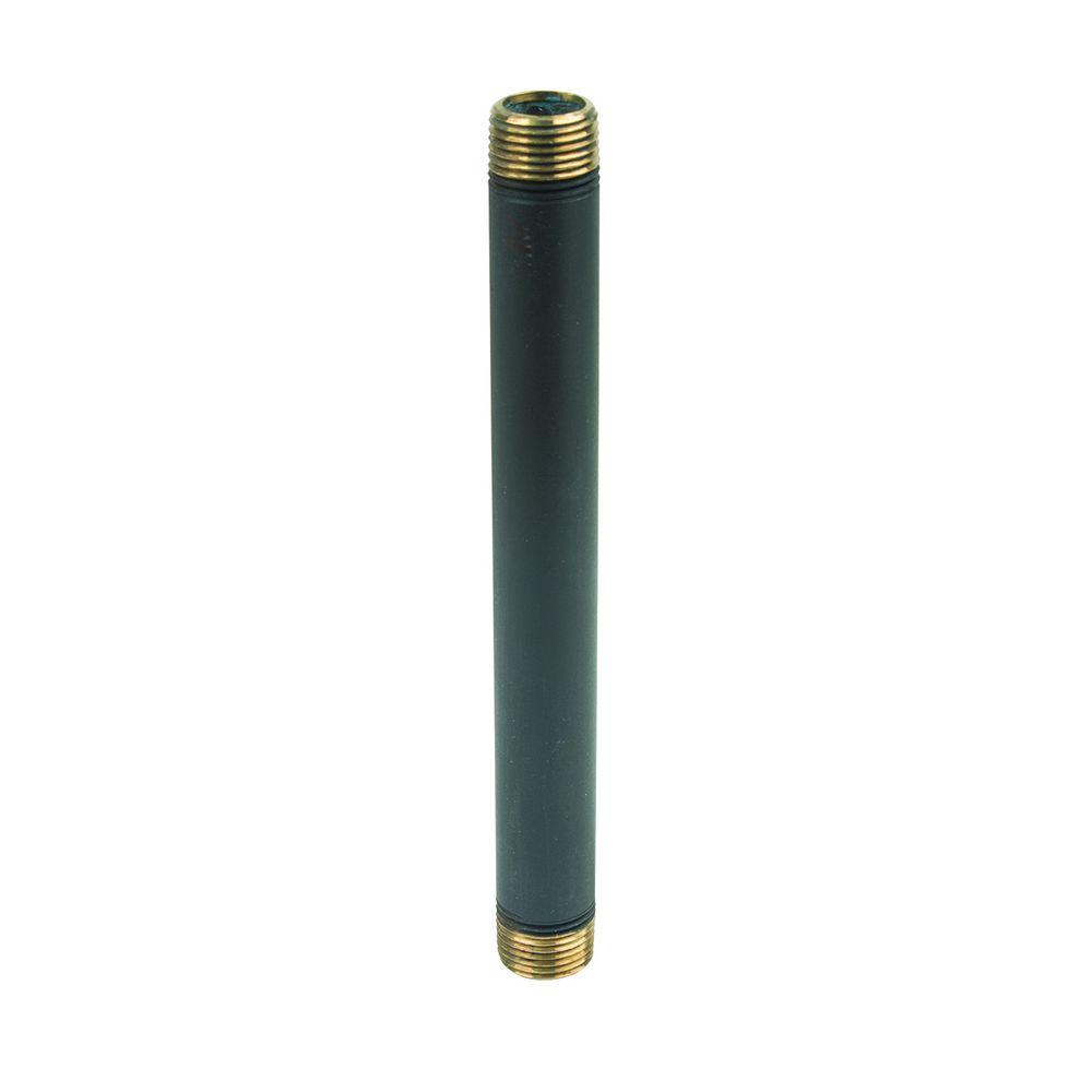 BrassCraft 3/8 in. MIP x 6 in. Brass Pipe Nipple in Oil Rubbed Bronze