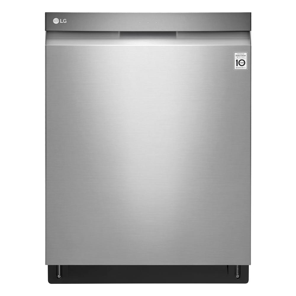24 in. Top Control Built-In Tall Tub Smart Dishwasher in Stainless Steel with 3rd Rack and Stainless Steel Tub, 44 dBA