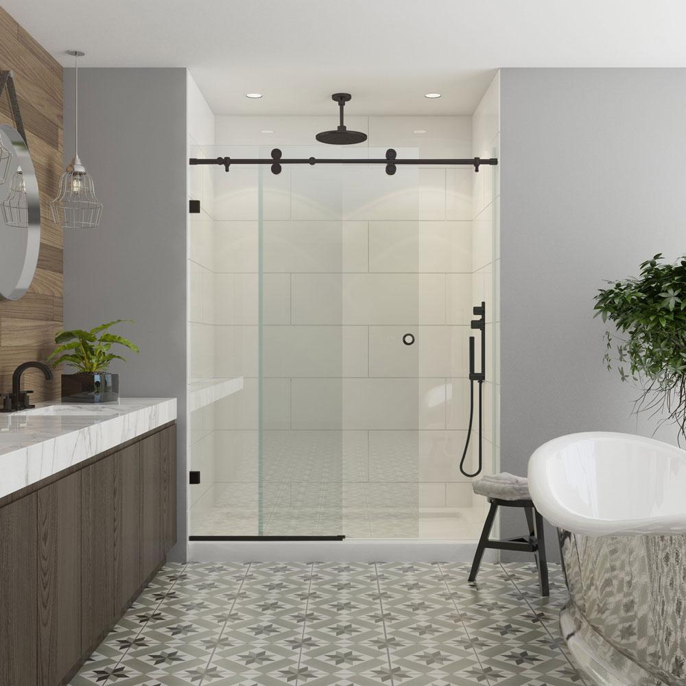 Frameless Shower Doors Showers The Home Depot
