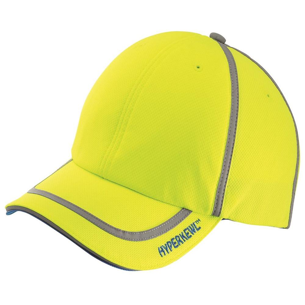 HyperKewl HiViz Lime Evaporative Cooling Baseball Cap with Hi