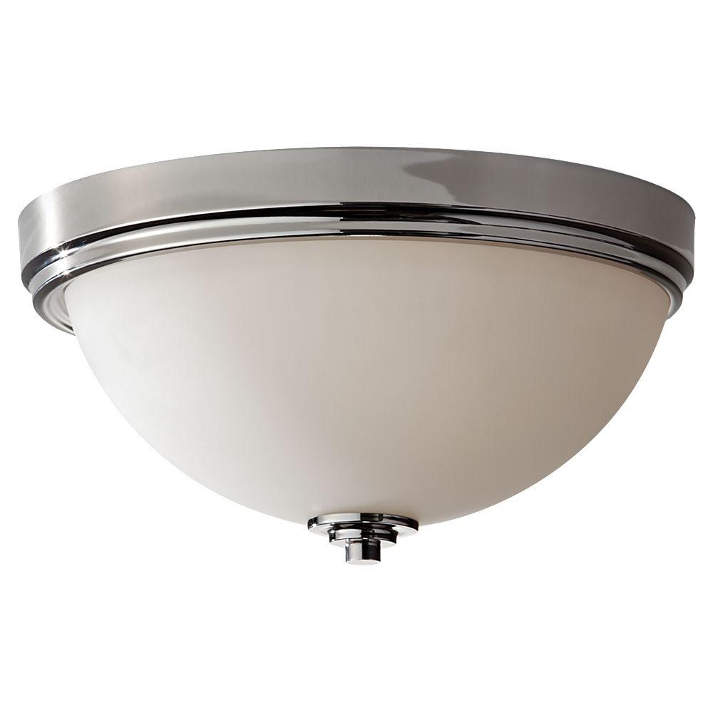 Feiss Malibu 3-Light Polished Nickel Indoor Flush Mount-FM373PN - The ...