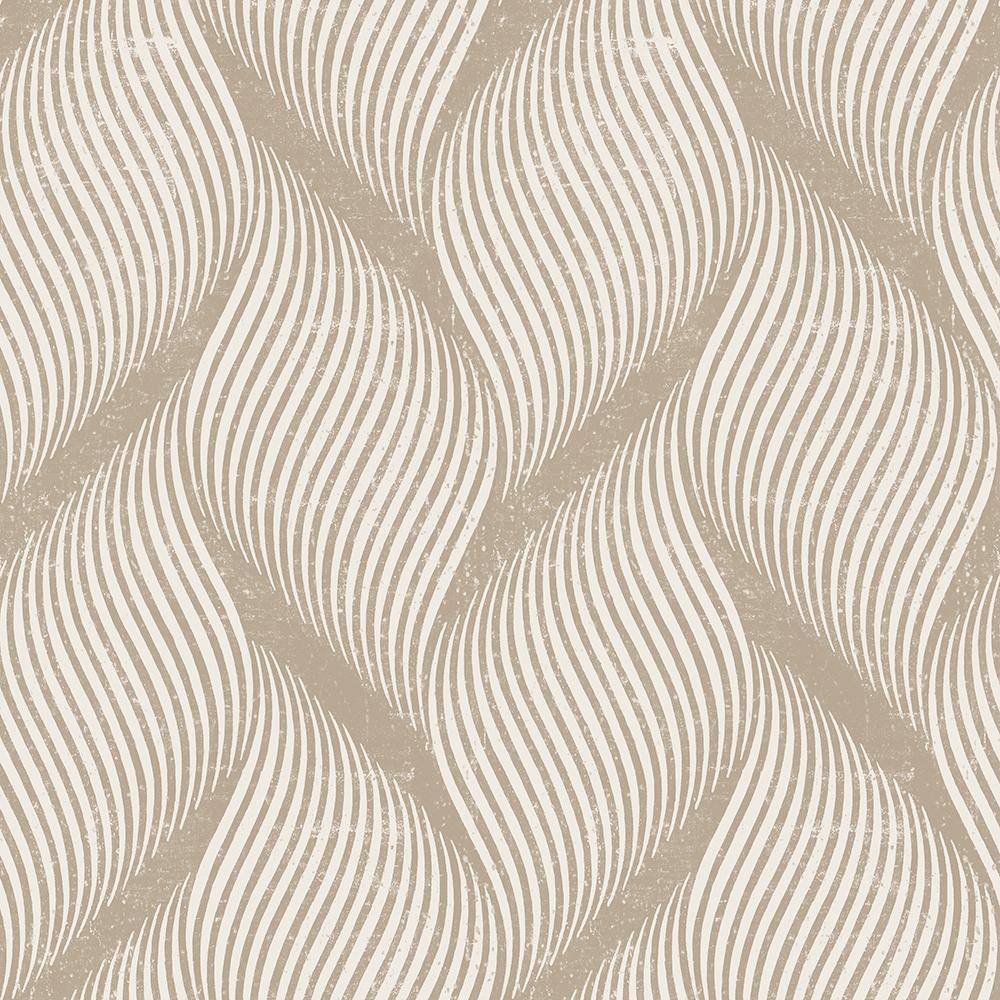 Tempaper Wave Almond Self Adhesive Removable Wallpaper Wa540 The Tempaper Wave Almond Self Adhesive Removable Wallpaper