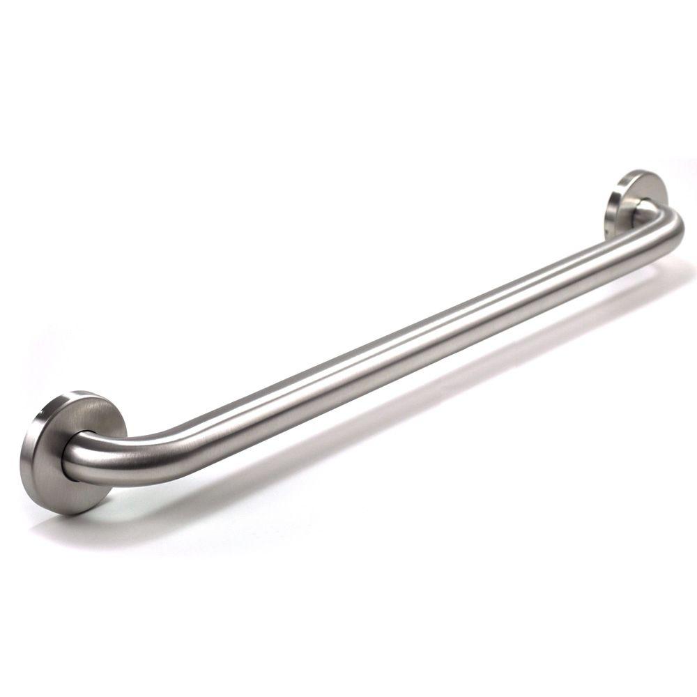 WingIts Premium Series 48 in. x 1.25 in. Grab Bar in Satin Stainless Stainless Steel Grab Bars Home Depot