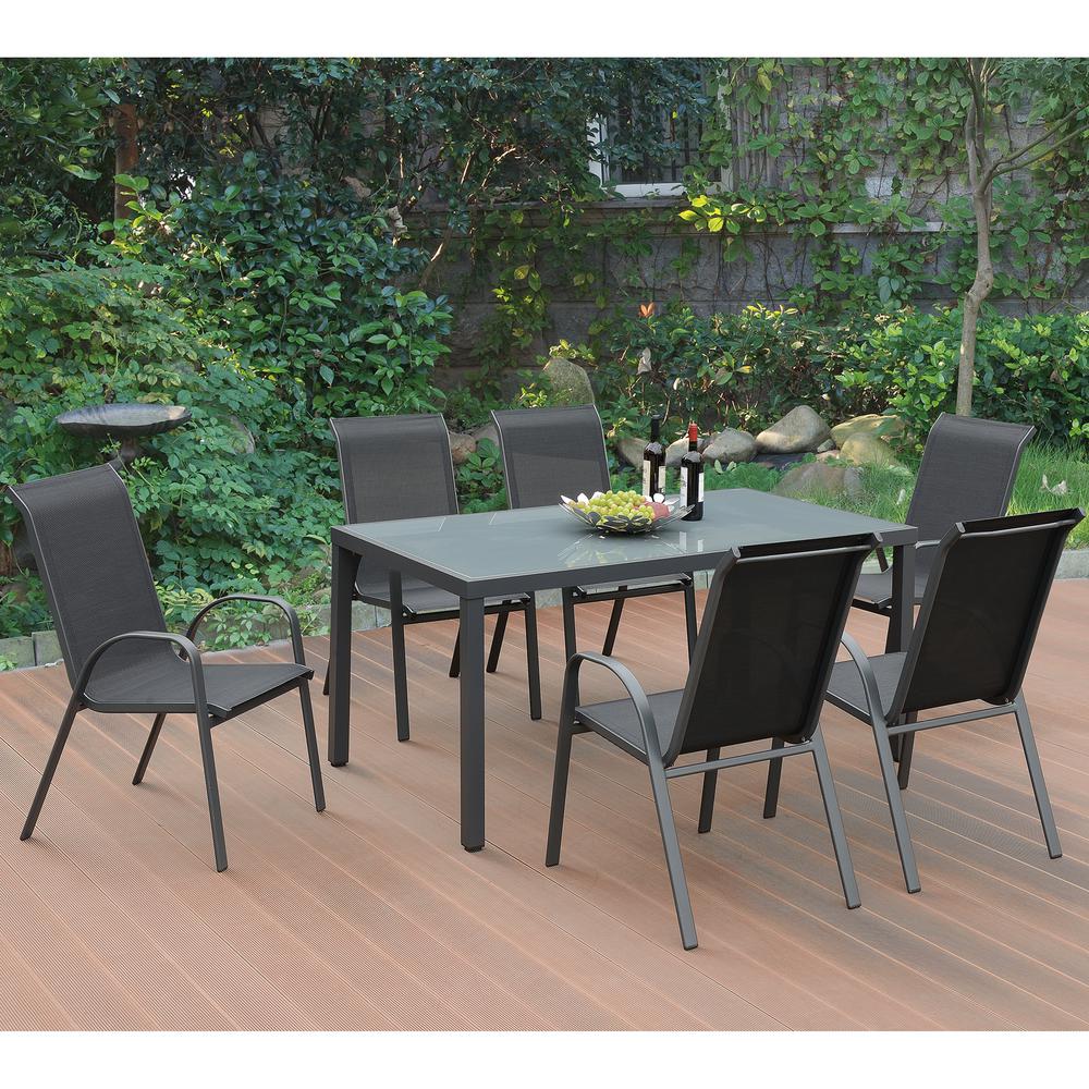 Venetian Worldwide Dasa 7 Piece Aluminum Outdoor Dining Set Vp 188 7pcs The Home Depot - 7 Piece Aluminum Patio Dining Set Venetian Worldwide Dasa 7 Piece Aluminum Outdoor Dining Set Vp 188 7pcs The Home Depot - 7 Piece Aluminum Patio Dining Set