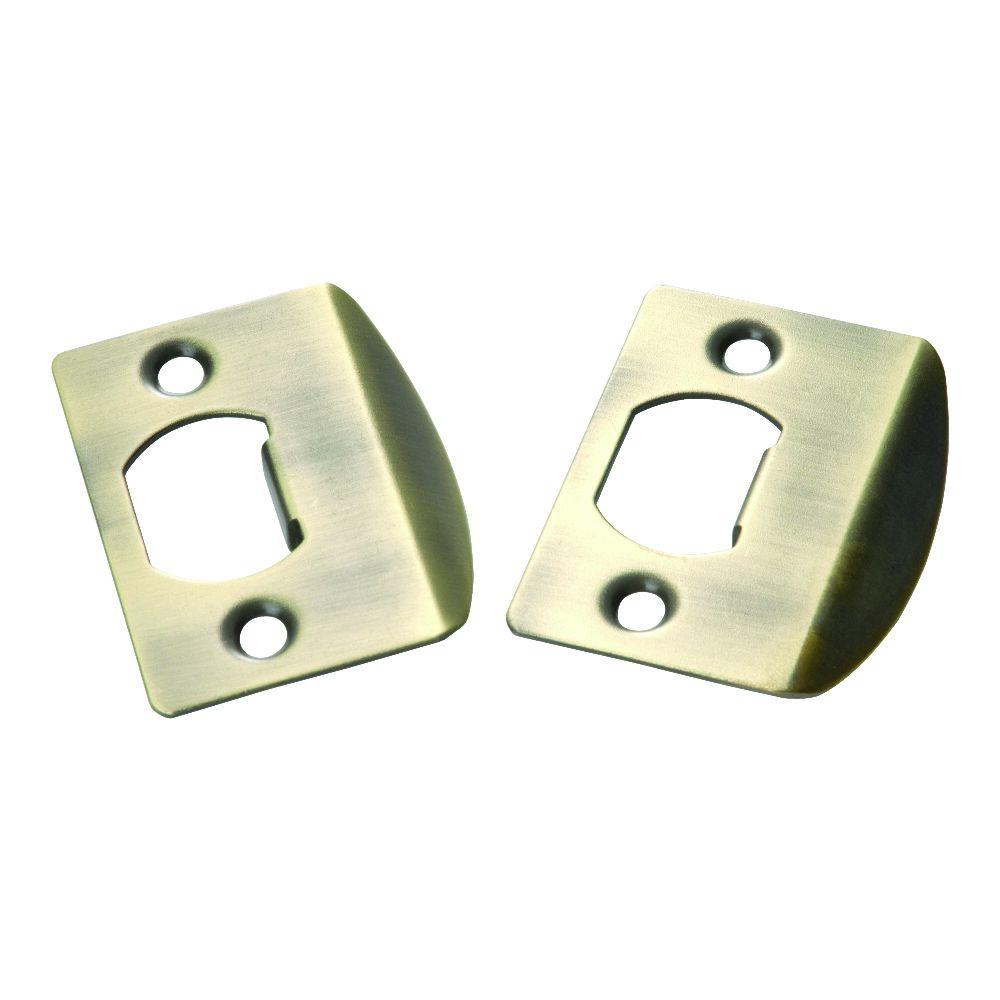 national antique brass entry door kick plate antique brass full lip door strikes 2pack strike plates accessories the home depot national antique brass entry door kick plate antique brass full lip door strikes 2pack strike plates accessories the home depot