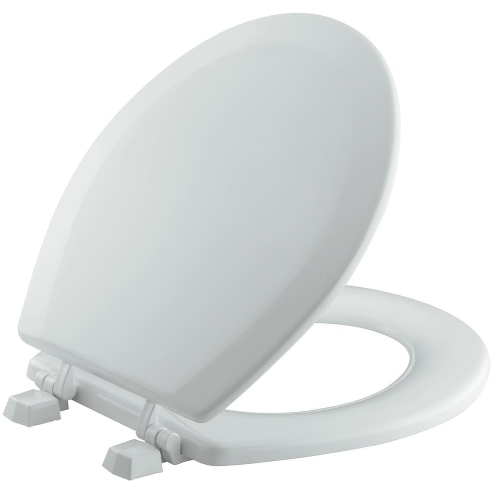 BEMIS Lift-Off Round Closed Front Toilet Seat in Ice Gray-500EC ... BEMIS Lift-Off Round Closed Front Toilet Seat in Ice Gray-500EC ...