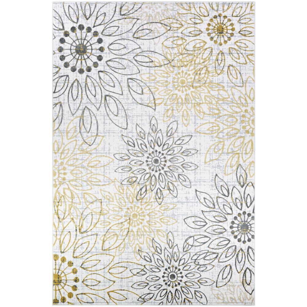 Couristan Calinda Summer Bliss Gold Silver Ivory 9 Ft X 12 Area Calinda Summer Bliss Gold Silver Ivory 9 Ft X 12 Area Rug