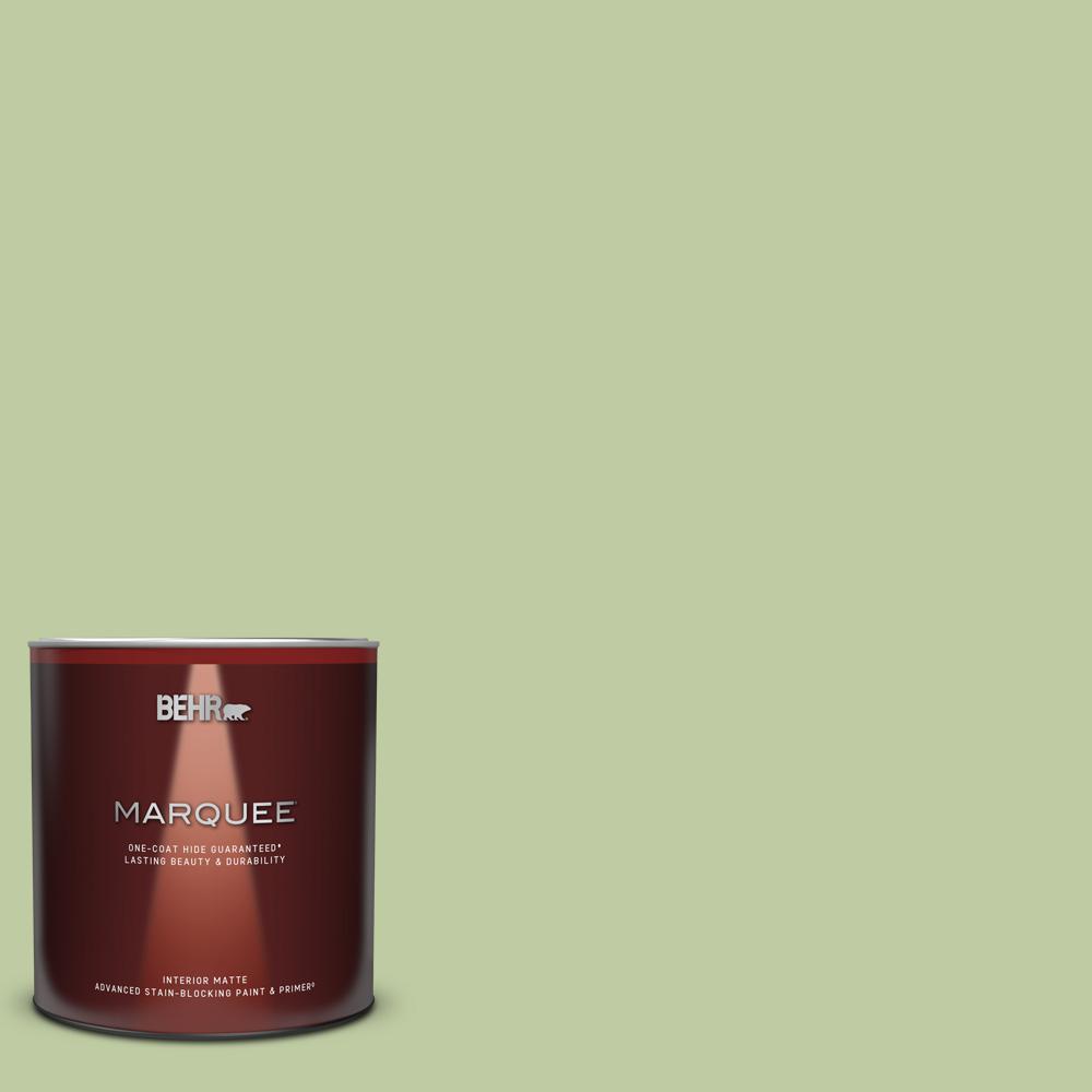 BEHR MARQUEE 1 qt #M360 4 Marjoram One Coat Hide Matte Interior Paint