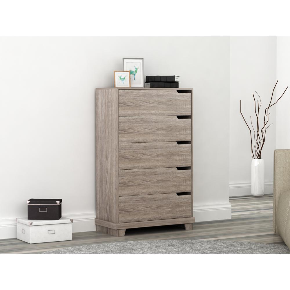Homestar Waterloo 5 Drawer Sonoma Chest Of Drawers Eb109186sn