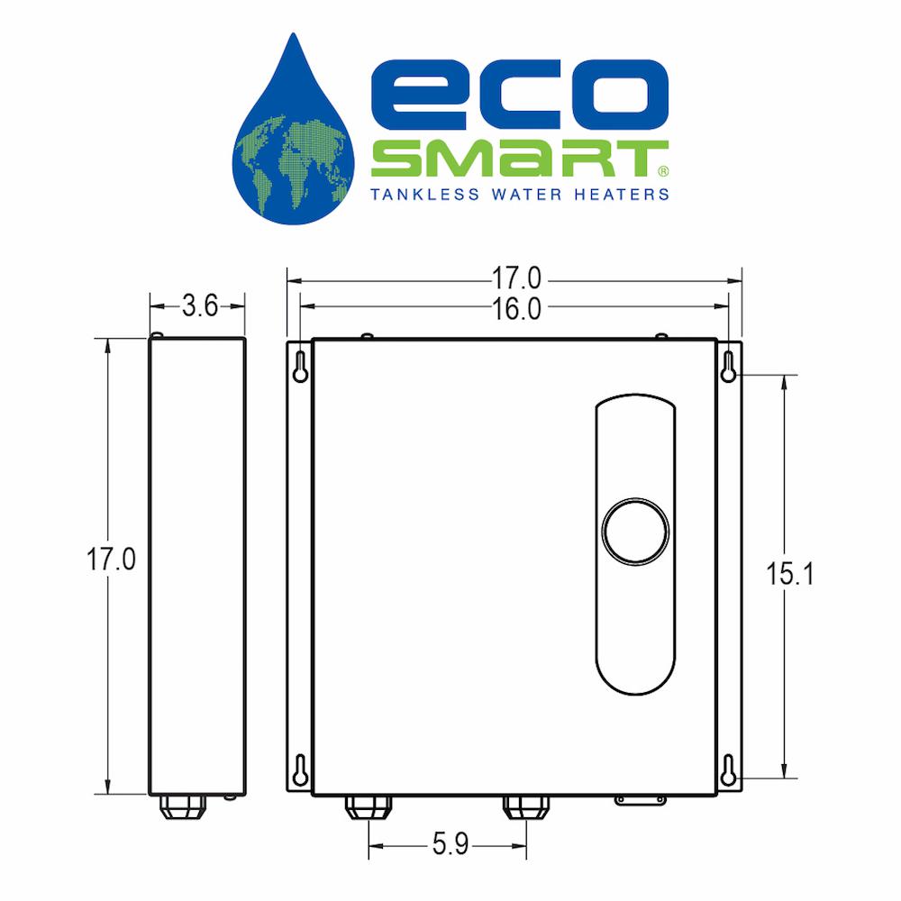 Ecosmart Tankless Water Heater Sizing Chart