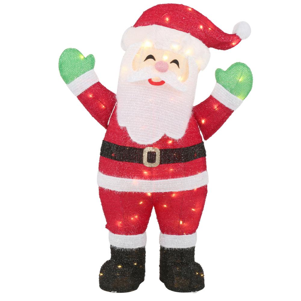 Home Accents Holiday 36 in. LED Warm White Lighted Santa-TY309-1714 ...