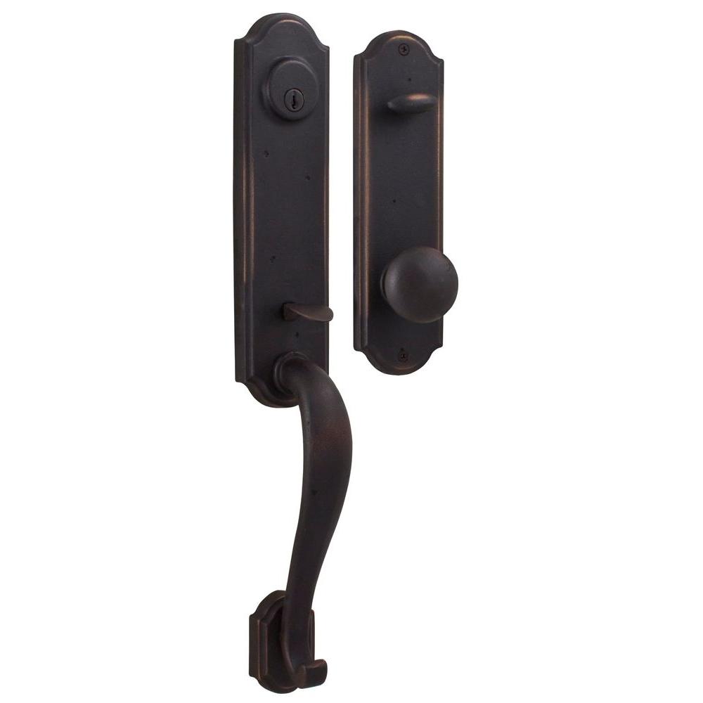 Weslock Molten Bronze Single Cylinder OilRubbed Bronze Stonebriar