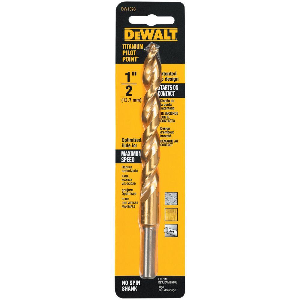 dewalt drill bit set titanium