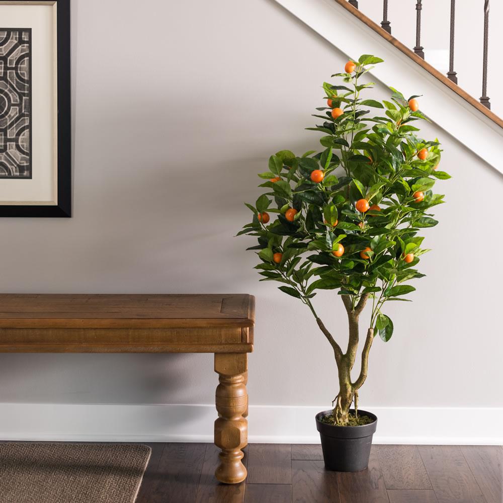 Vickerman 48 in. RT Orange Tree with PotTA170701 The Home Depot
