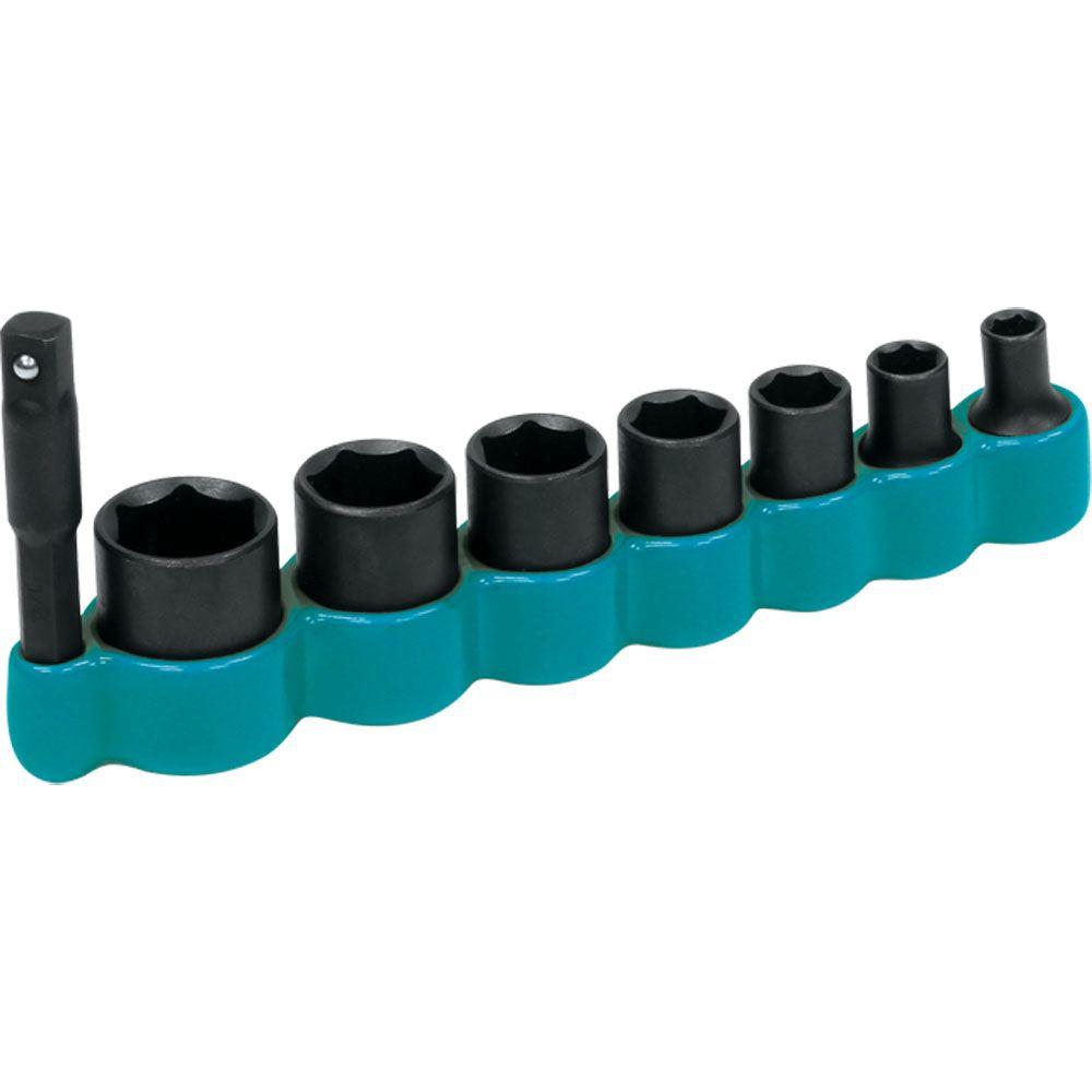 Makita 1 4 In Drive 6 Point Fractional Standard Impact Socket Set 8 makita-1-4-in-drive-6-point-fractional-standard-impact-socket-set-8