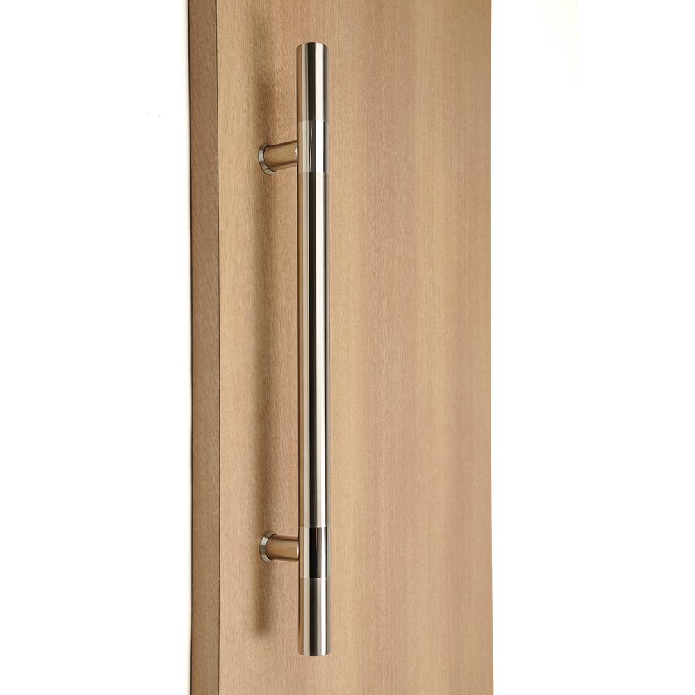 STRONGAR 12 in. x 1 in. Ladder Style BacktoBack Brushed Satin Stainless Steel Door Pull