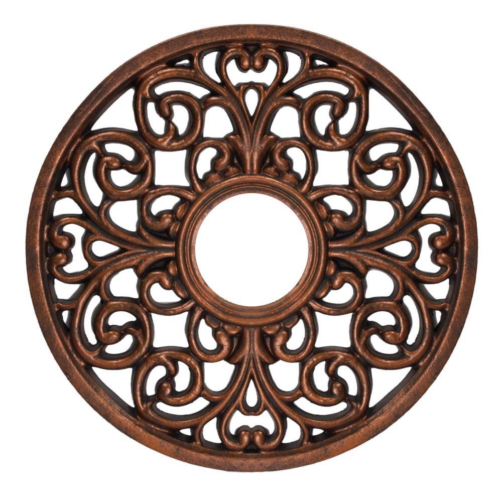 Westinghouse 16 In Round Parisian Scroll Antique Bronze Ceiling Medallion 7776400 The Home Depot