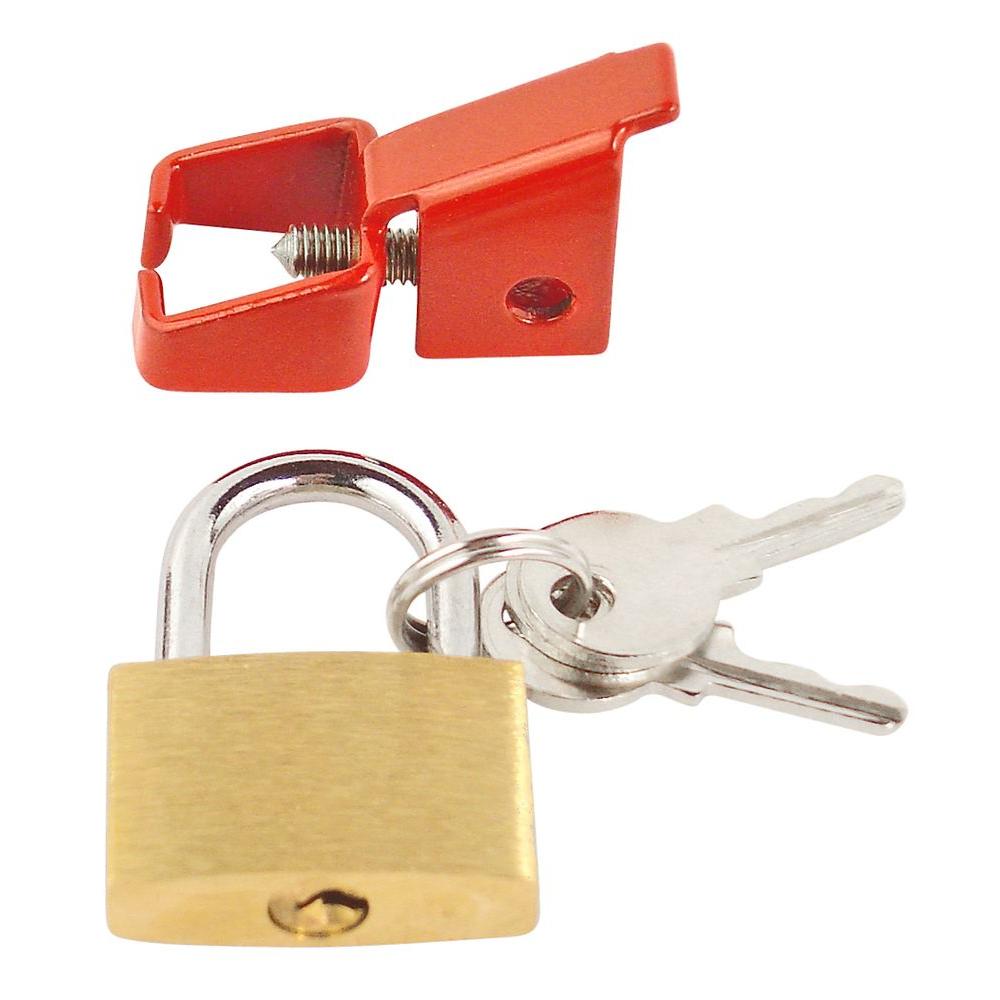 padlock and key