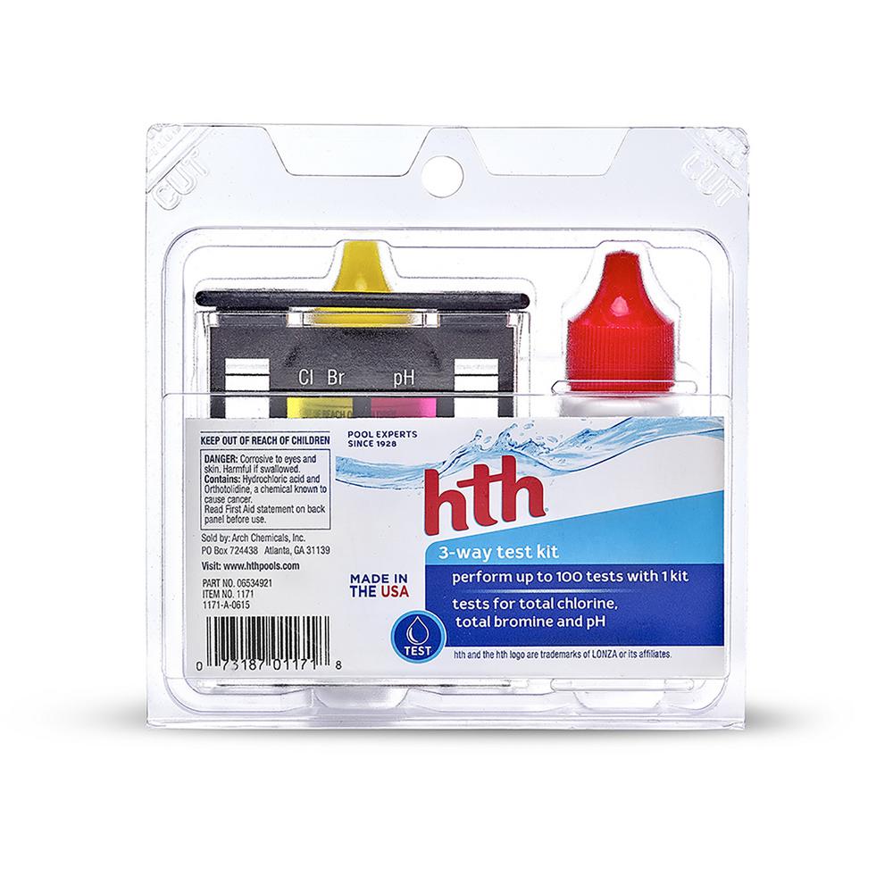 UPC 073187011718 product image for HTH 3-Way Pool Test Kit | upcitemdb.com