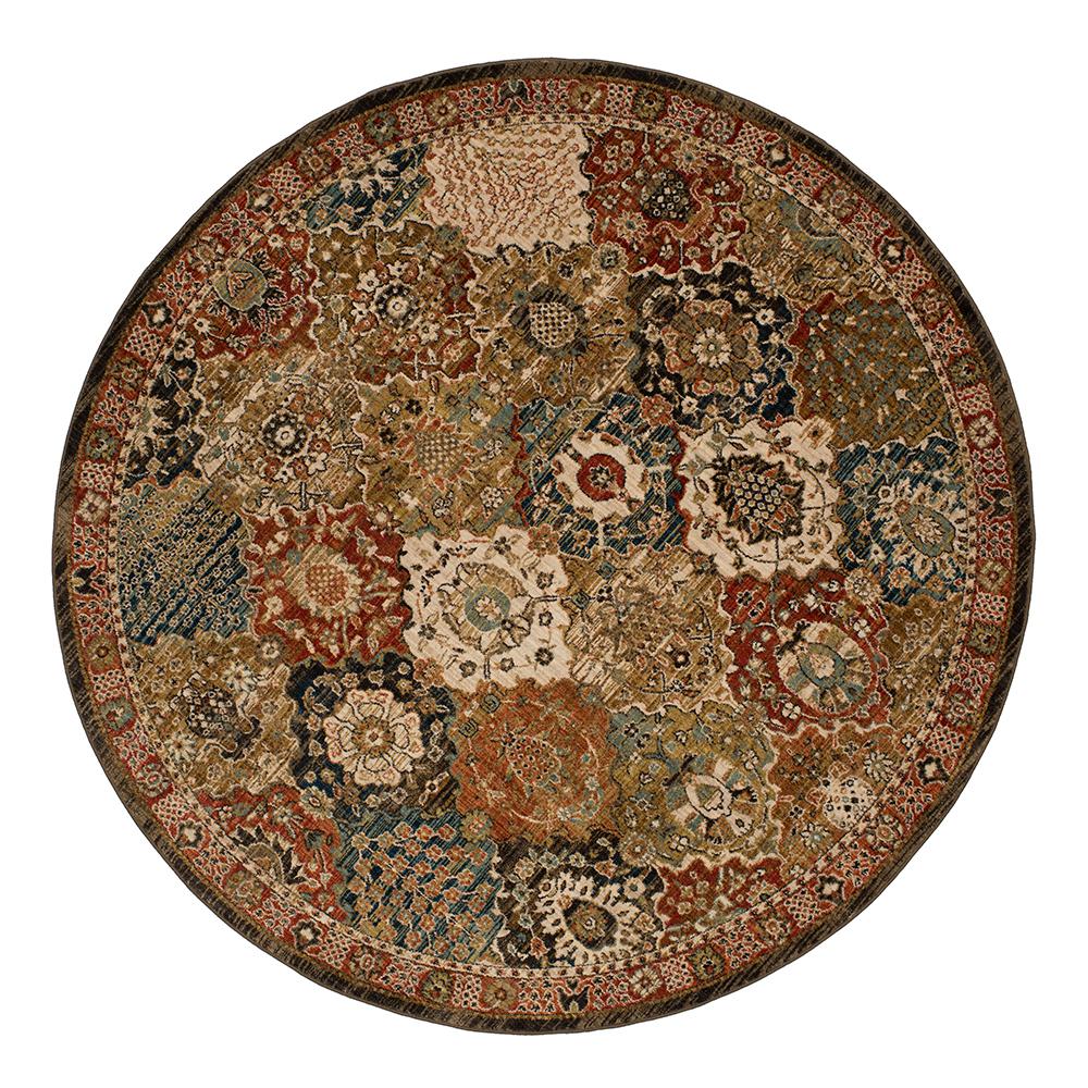 Home Decorators Collection Patchwork Multi 8 ft. x 8 ft. Round