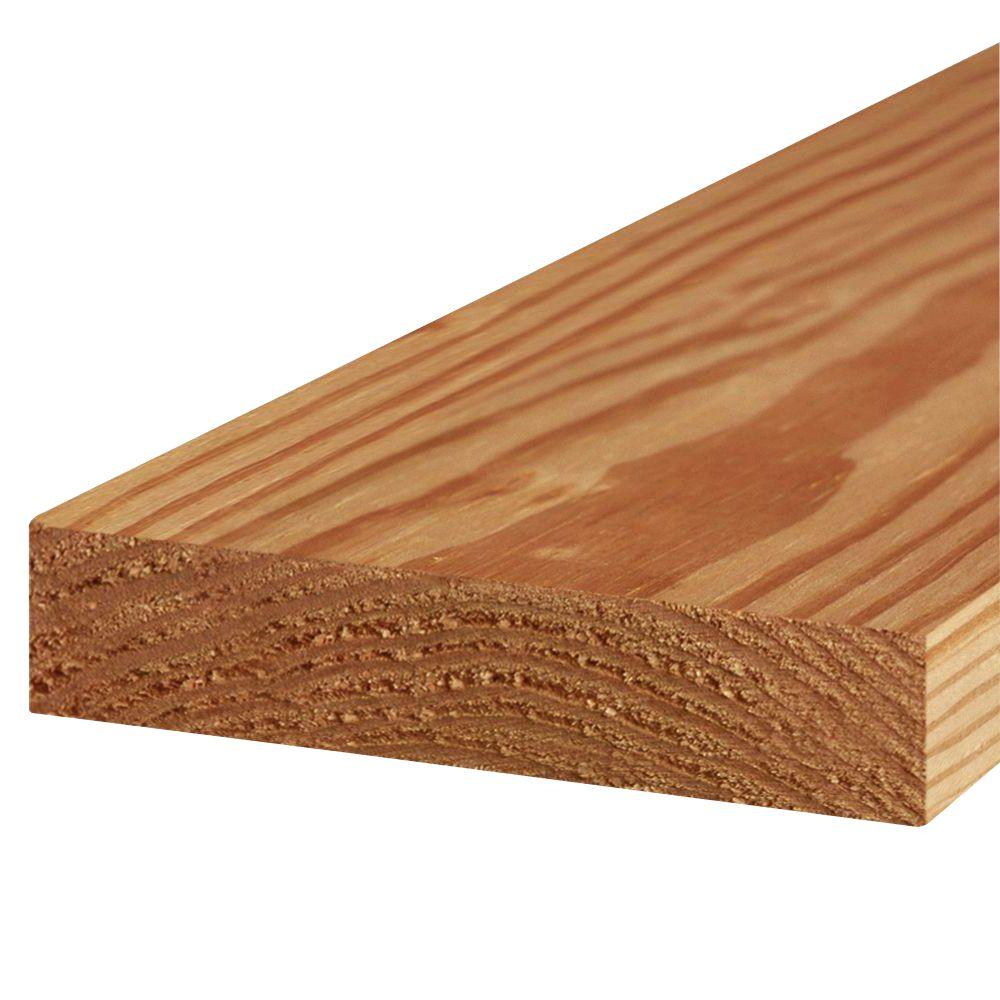 2 in. x 4 in. x 8 ft. #2 Pressure-Treated Lumber-218458 - The Home ...