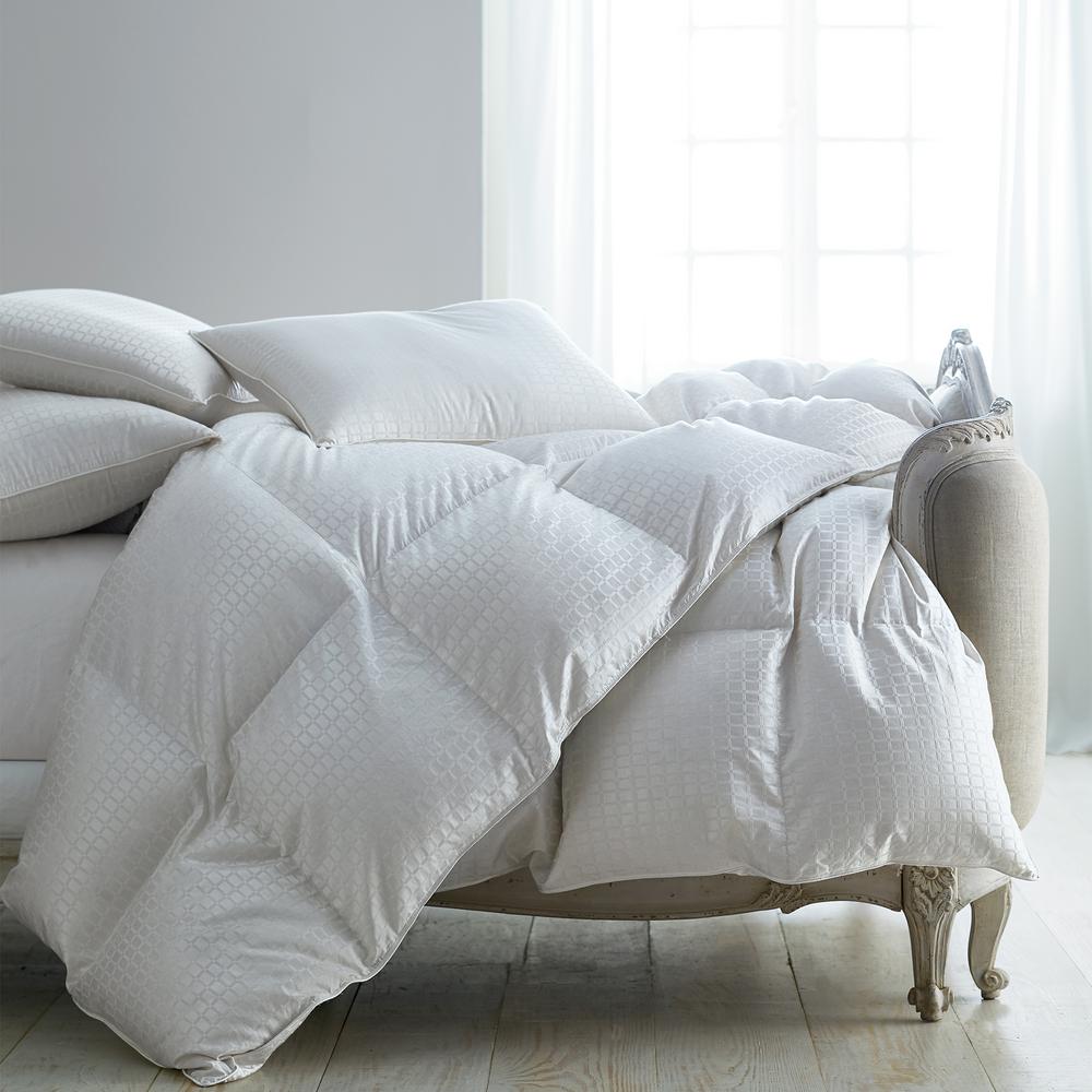 The Company Store Legends Luxury Royal Baffled Extra Warmth White Oversized King Goose Down Comforter C2t9 K White The Home Depot