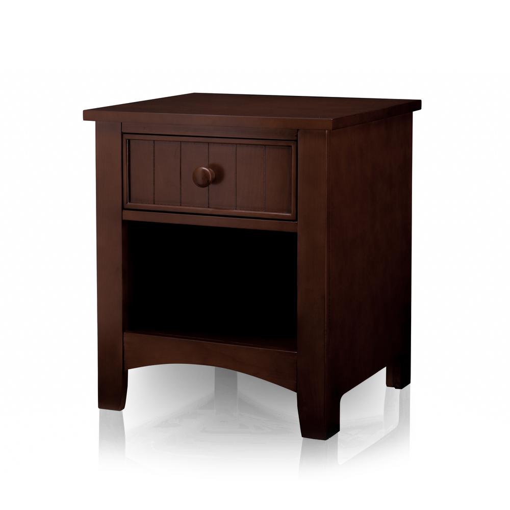 Espresso Nightstands Bedroom Furniture The Home Depot