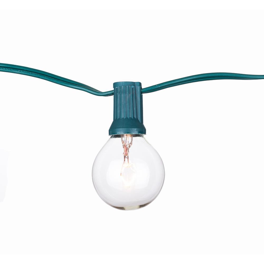 Plug In Rope And String Lights Incandescent Outdoor Specialty Party Light 25 Ft 24 String With Clear Bulb