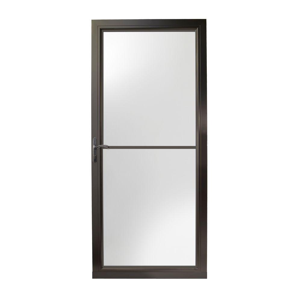 Black Storm Doors Exterior Doors The Home Depot