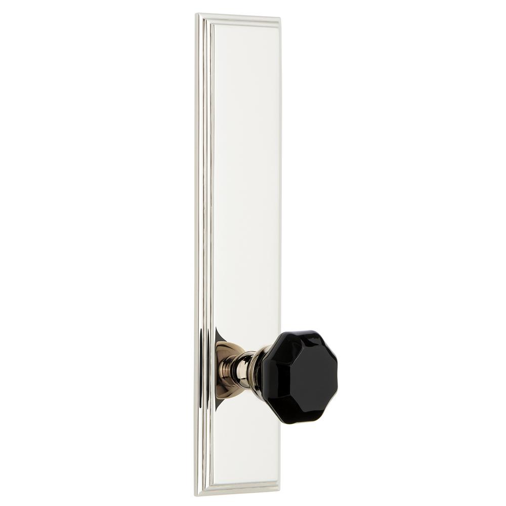 Grandeur Carre Tall Plate 2 3 4 In Backset Polished Nickel