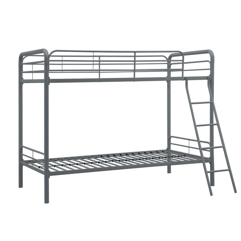 silver bunk beds
