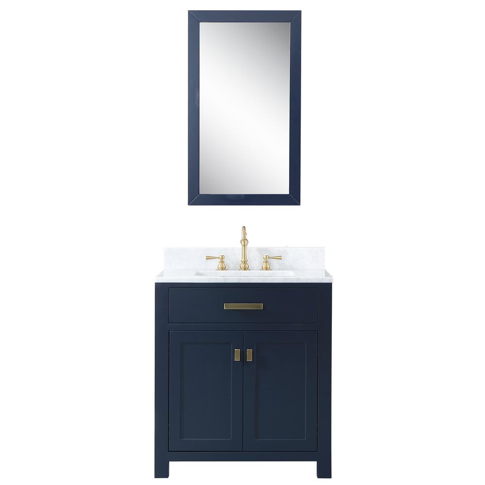 30 Inch Vanities Blue Bathroom Vanities Bath The Home Depot