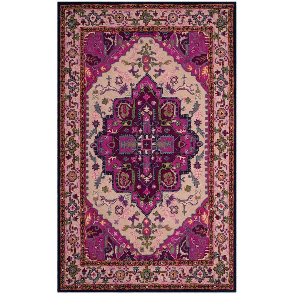 Safavieh Bellagio Pink/Navy 8 ft. x 10 ft. Area RugBLG541C8 The
