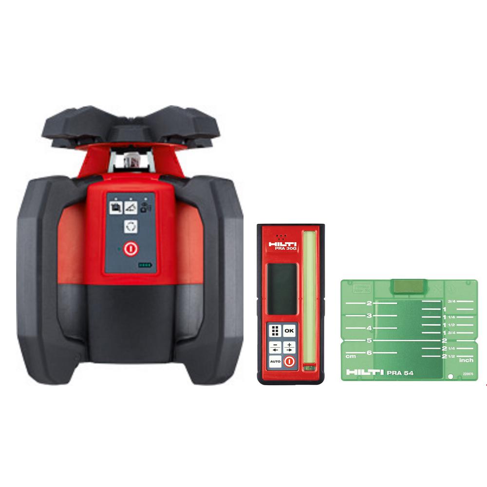 Hilti PR-30-HVSG Green Rotating Laser Level, Laser and Receiver Only ...