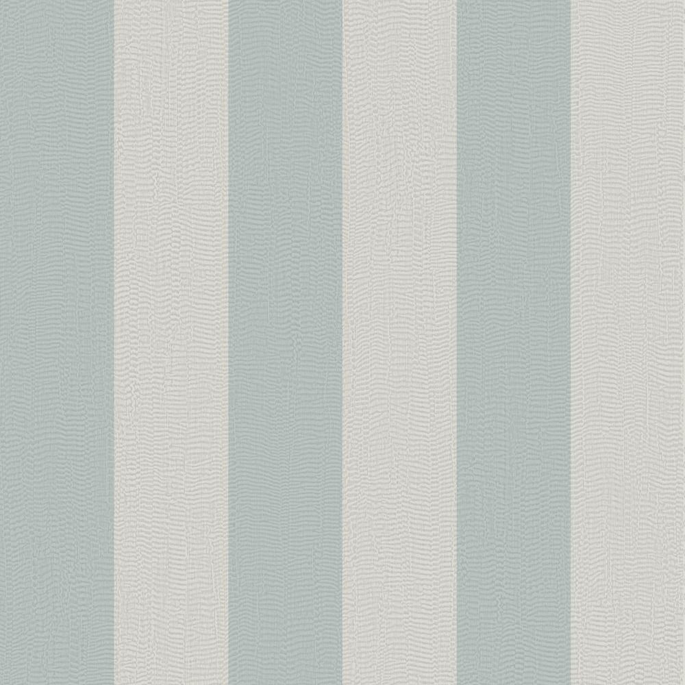 Graham & Brown Evita Water Silk Stripe Teal/Silver Wallpaper Sample ...