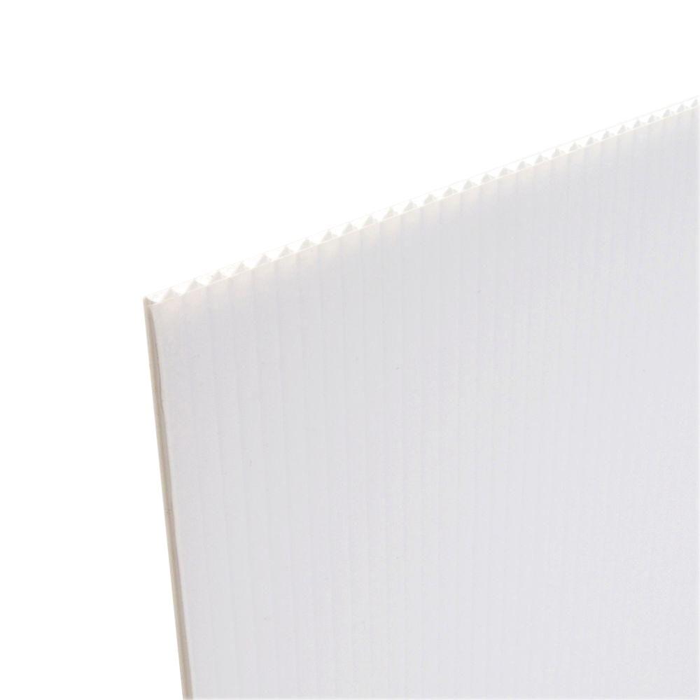 Coroplast 48 In X 96 In X 157 In White Corrugated Plastic Cardboard 10 Pack Wc4896 10 At The Home Depot Mobile