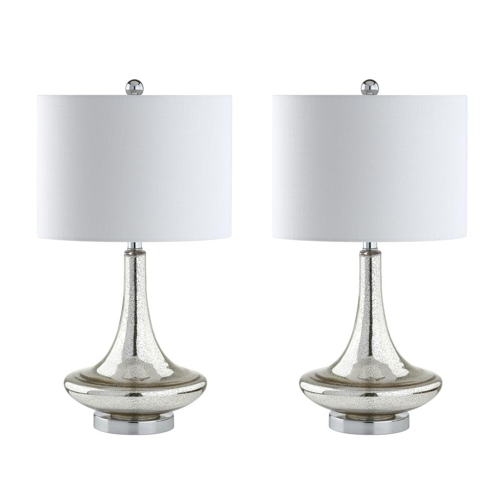 silver chrome table lamp