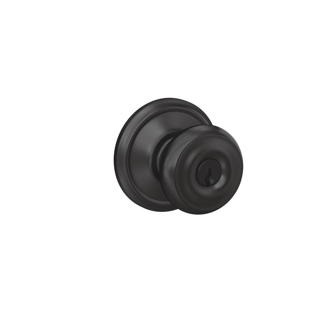 Black Door Knobs Door Hardware The Home Depot