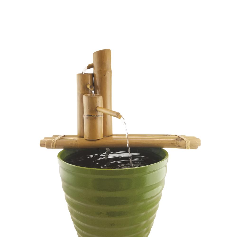 Lifegard Aquatics 18 inch Bamboo 3-Tier Fountain-Complete with Pump and Tubing by Lifegard Aquatics