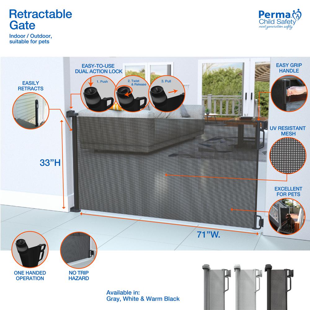 perma retractable gate