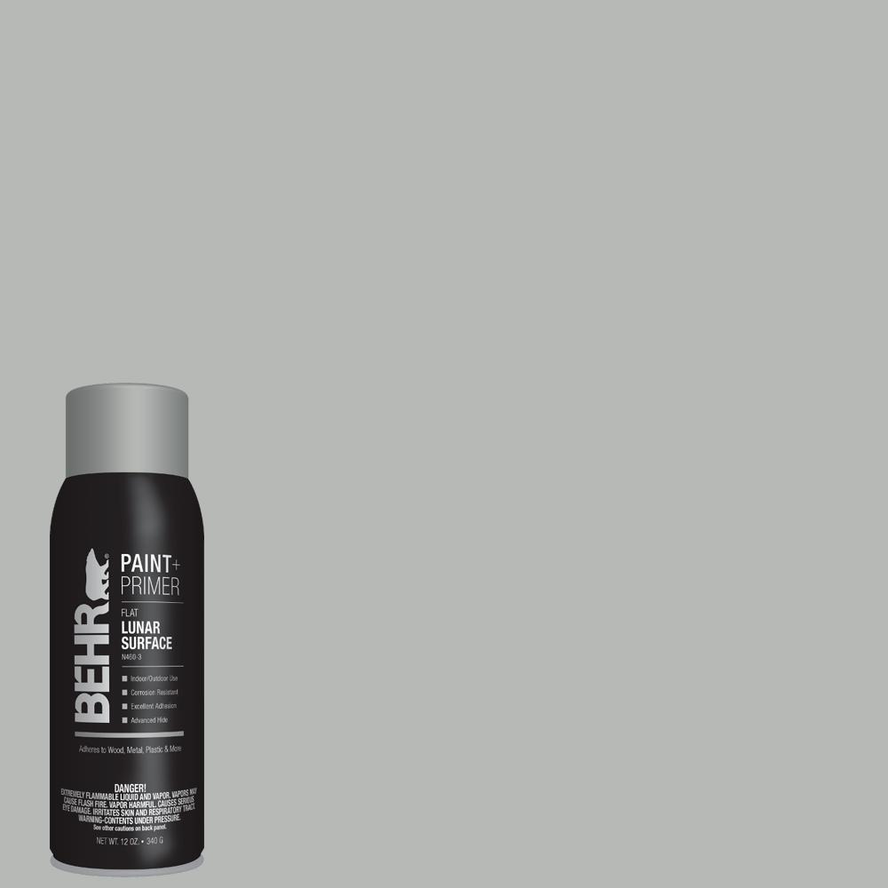 BEHR 12 oz. N4603 Lunar Surface Flat Interior/Exterior BEHR 12 oz. N4603 Lunar Surface Flat Interior/Exterior