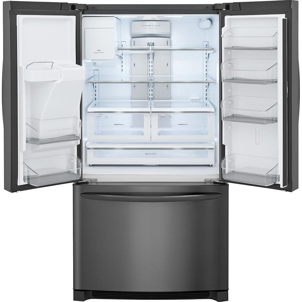 Frigidaire Gallery 27 2 Cu Ft French Door Refrigerator In Smudge