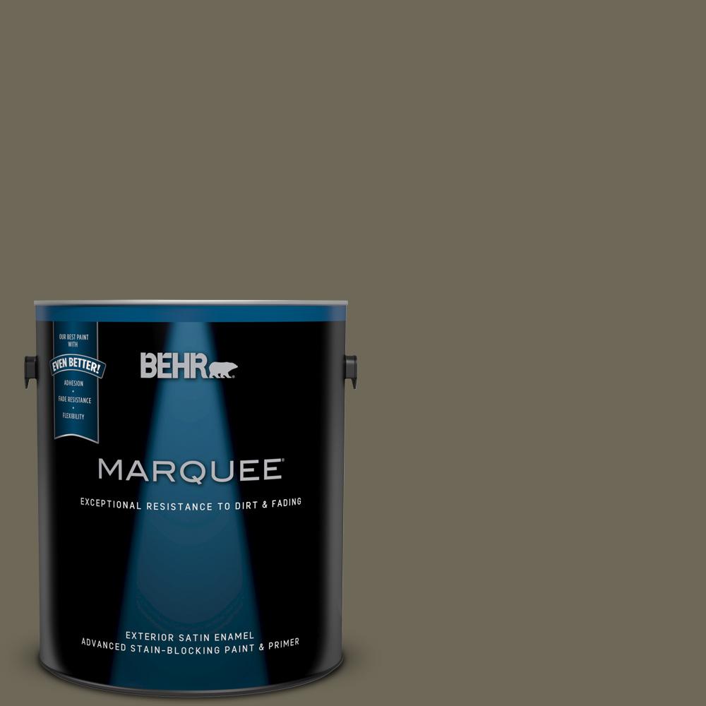 BEHR MARQUEE 1gal. 770D6 Sandwashed Driftwood Satin Enamel Exterior