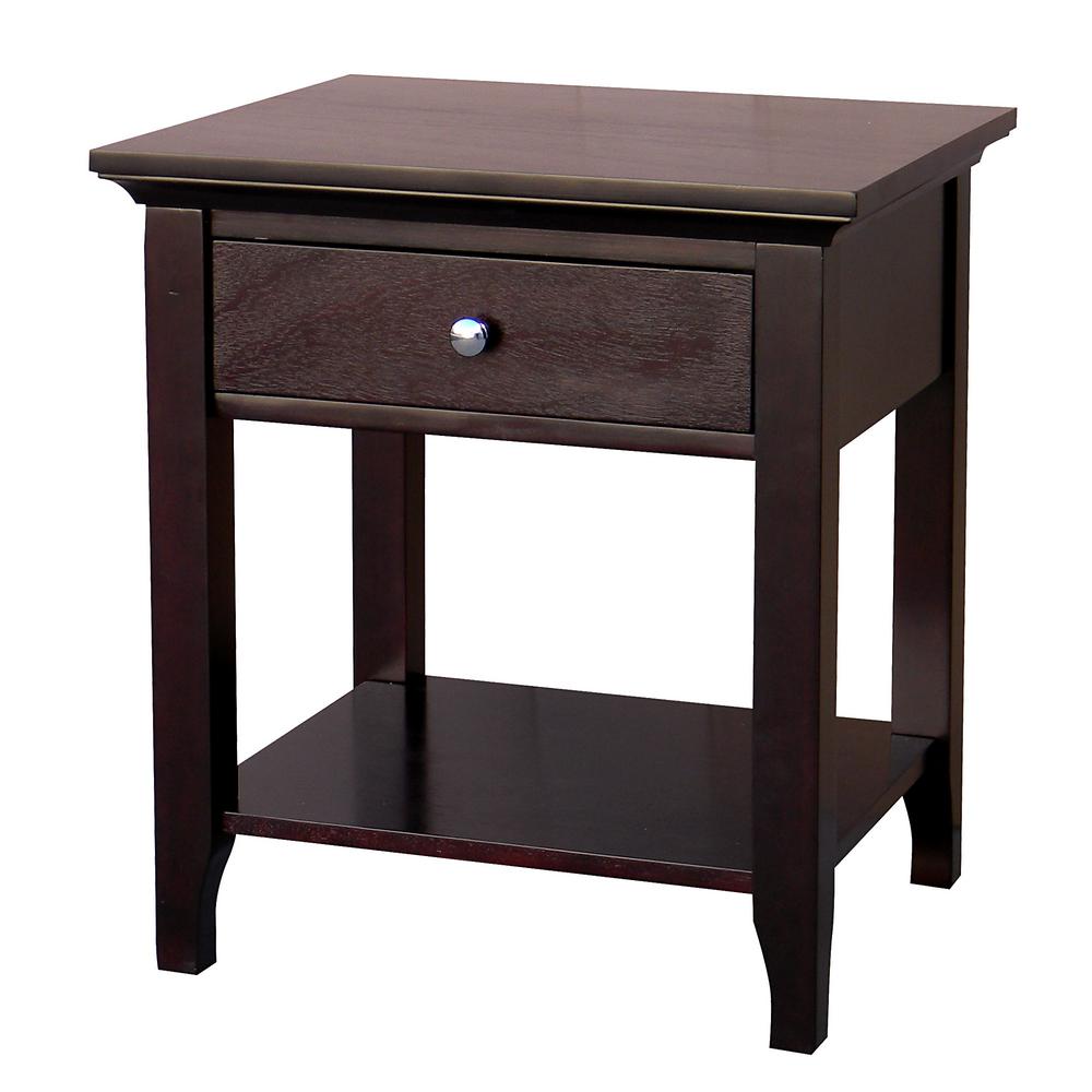 Southern Enterprises Voyager Espresso Trunk End TableCK9822 The Home