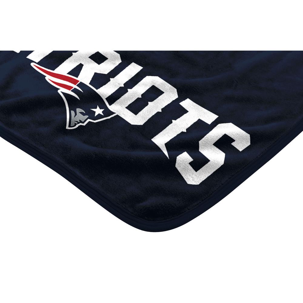 Nfl Patriots Structure Raschel Throw Blanket 1nflret The Home Depot
