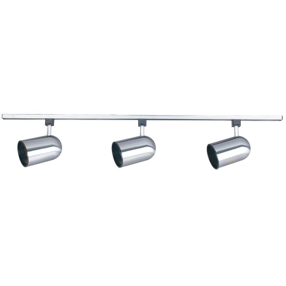 Luminance 4 Ft 3 Light Bright Satin Nickel Track F2916 80 3 Light Bright Satin Nickel Track