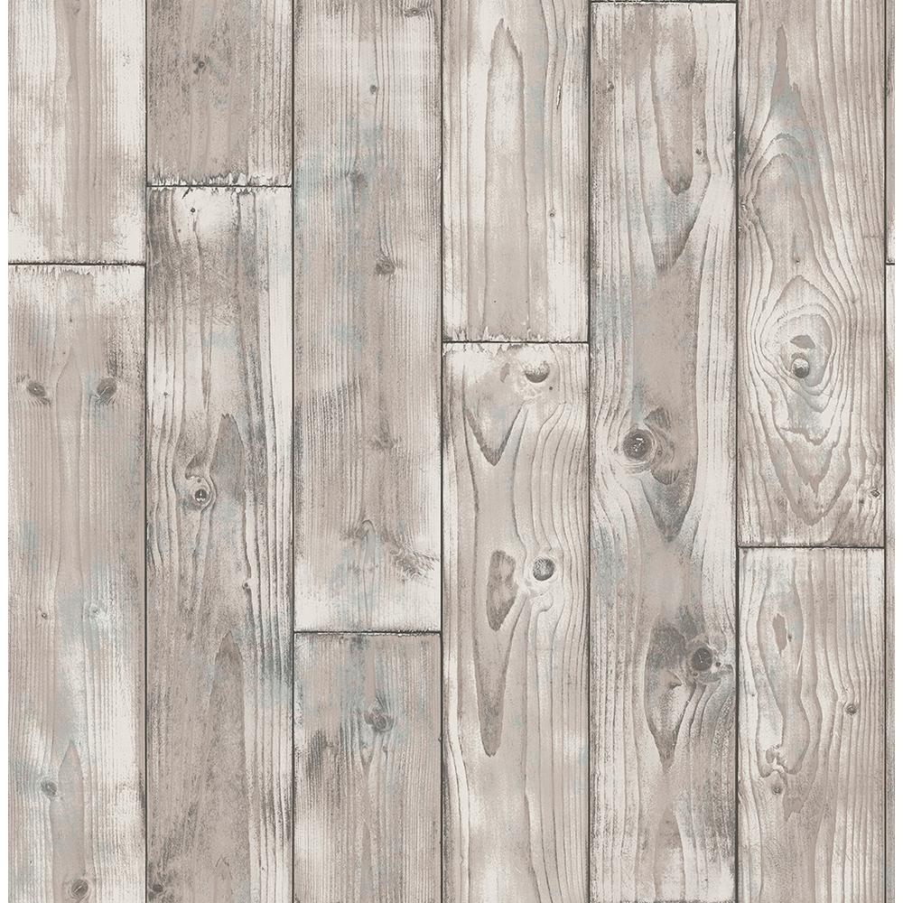 Wood Wallpaper Home Decor The Depot Niantic Blue Drift Wood Wallpaper