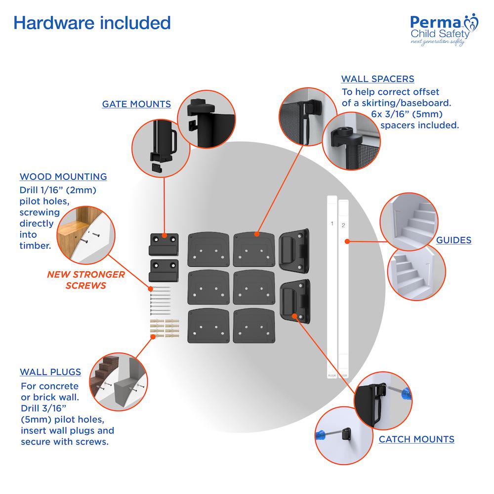 perma extra wide outdoor retractable gate