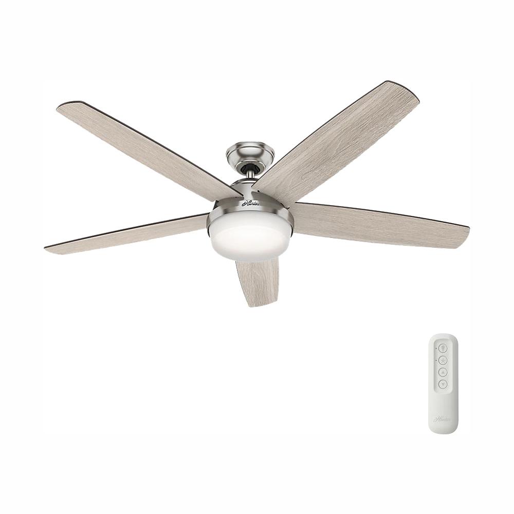 Glam Hunter 5 Blades Ceiling Fans With Lights