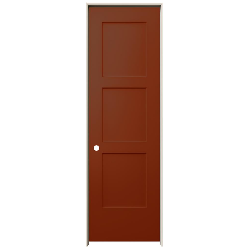 Jeld Wen 24 In X 80 In Birkdale Amaretto Stain Right Hand Smooth